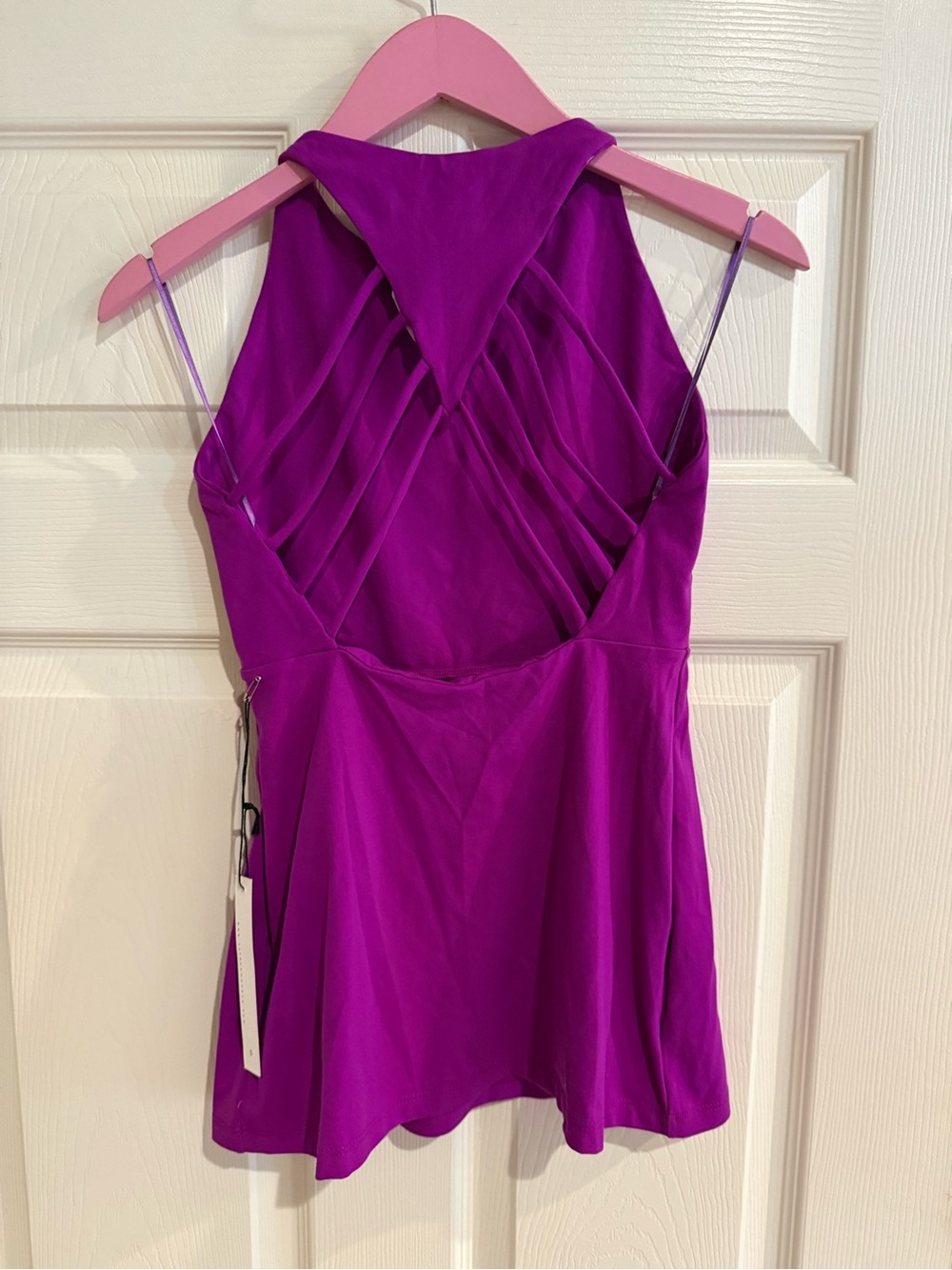 Susana Monaco Bright Purple Mini Dress - Picture 2 of 4